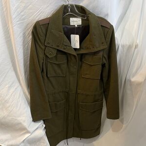 Emerson Fry Olive Green Military Style Coat